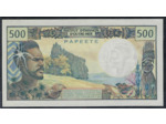 TAHITI PAPEETE 500 FRANCS NON DATE (1970) SERIE E.1 SPL