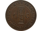 INDOCHINE 1 CENTIME 1889 A TTB+