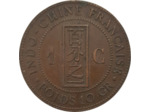 INDOCHINE 1 CENTIME 1892 A TTB