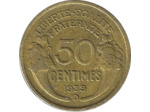 FRANCE 50 CENTIMES MORLON 1939 B TTB