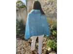 Poncho CALIN -  Bleu turquoise