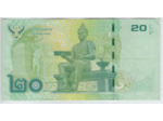 THAILANDE 20 BAHT NON DATE (2017) SERIE 2E TTB