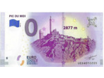 65 LA MONGIE  2019-2 PIC DU MIDI 2877 M BILLET SOUVENIR 0 EURO NEUF