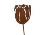 Tuteur jardin tulipe 19x1x90cm