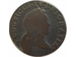 LOUIS XV (1715-1774) DEMI SOL AU BUSTE ENFANTIN 1722 K (Bordeaux) TB