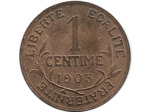 FRANCE 1 CENTIME DUPUIS 1903 SUP/NC