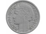 FRANCE 2 FRANCS MORLON ALU 1945 C TB+