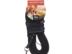 Laisse de 10m pour chien en biothane noir
