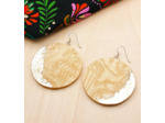 BOUCLES D'OREILLES Argent Rhodié 925/1000