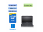 Dell Latitude E5430 - Windows 11 - 1,9Ghz 4Go 240Go SSD - 14.1 - Webcam - Ordinateur Portable PC