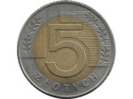 POLOGNE 5 ZLOTYCH 1994 TTB