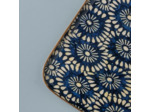 Plateau Bangalore fer bleu 20x30cm