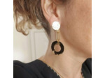 Boucles d'oreilles Aurore à clip