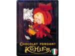 Plaque métal - Chocolat Kohler - 30x40 cm - Nostalgie.