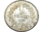 FRANCE 1/4 FRANC LOUIS PHILIPPE 1838 A (Paris) SUP/NC