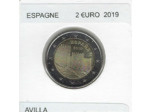 ESPAGNE 2019 2 EURO COMMEMORATIVE AVILLA SUP