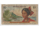 ANTILLES FRANÇAISE 10 FRANCS ND (1964 ) SERIE J.7 TB