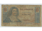 ILE DE LA REUNION 10 FRANCS ND 1947 SERIE Q.12 B+