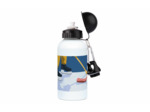 Gourde aluminium "Hockey ça glisse" - Personnalisable