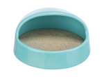 Bac à sable TRIXIE, turquoise pour souris - 16 x 8 x 14cm