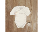 Body bébé bio naissance au 6 mois brodé Amour