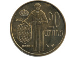 MONACO 20 CENTIMES 1995 BU