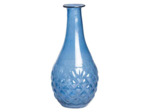 Vase Ocean bleu verre 18x8x8cm