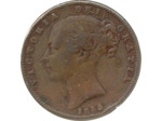 GRANDE BRETAGNE 1 FARTHING VICTORIA 1854 TB+