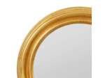 Miroir convexe Drachma rond doré bois 46cm