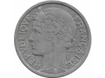 FRANCE 2 FRANCS MORLON ALUMINIUM 1945 C TTB-