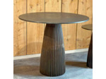 Table ronde Amanda marron 88x88x74cm