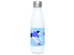 Gourde isotherme "Joueuse de badminton" - Personnalisable