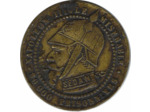 MEDAILLE SATIRIQUE - NAPOLEON III LE MISERABLE 80000 PRISONNIERS SEDAN TB+