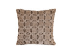 Coussin en velours couleur taupe 60x60cm