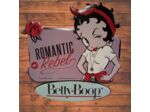 Plaque métal xl - Betty Boop Rebel - 50x50 cm - Collection Pin Up.