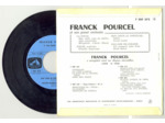 45 Tours FRANCK POURCEL "LA FOULE" / "MON COEUR AU PORTUGAL"