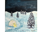 Tableau 3D 20x20 cm Série "Home Sweet Home" #6