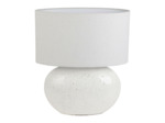 Lampe Tahra blanc terre cuite 44x22x50cm