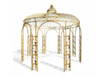 Gloriette Elena fer Jaune 337x337x351cm