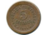 PORTUGAL 5 CENTAVOS 1924 TB+ (W572)