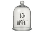 Cloche verre Bon appétit 19x31cm