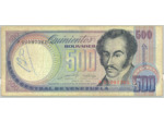 VENEZUELA 500 BOLIVARES 31-05-1990 SERIE P TB+