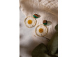 Boucles d'oreilles "Pâquerette"