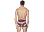 Boxer Long Garçon Français Rayures Tricolores