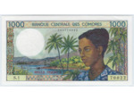 COMORES 1000 FRANCS 1984 S.1 NEUF