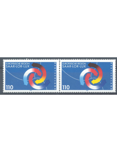 LUXEMBOURG 2 x 110 FRANCS YVERT 1789 NEUF