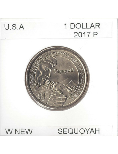 AMERIQUE (U.S.A) 1 DOLLAR 2017 P SEQUOYAH SUP