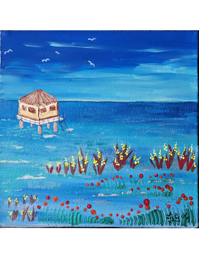 Tableau 3D 20x20 cm Série "Home Sweet Home" #5
