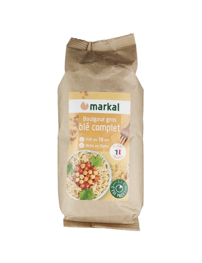 Boulgour Gros Blé Complet 500g Bio