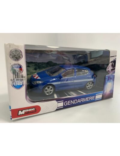 RENAULT MEGANE GENDARMERIE 1/43 MONDO MOTORS